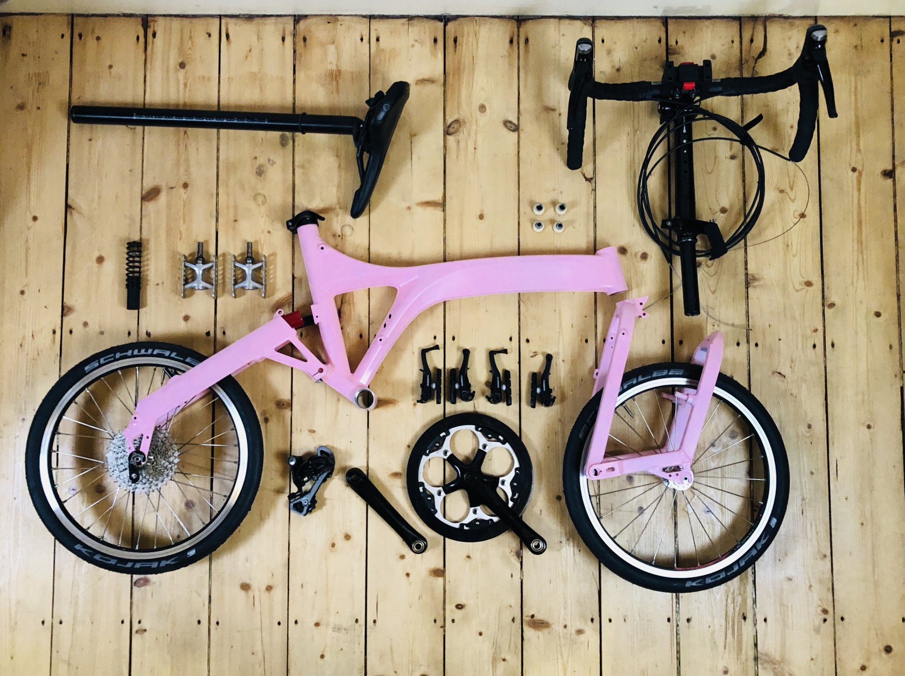 Brompton Aufbau – alle Komponenten