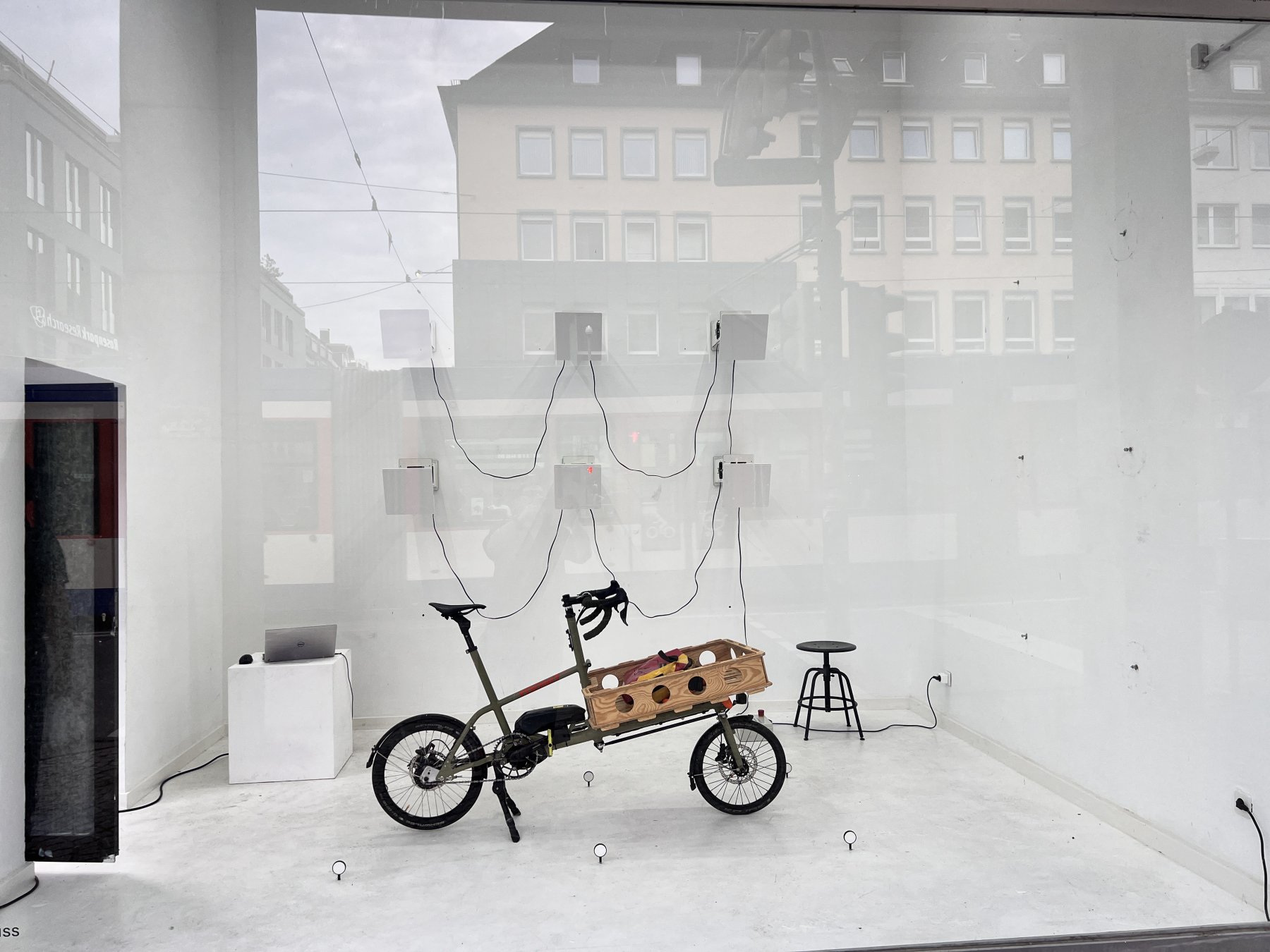 SonderRad Schaufenster Darmstadt Innenstadt